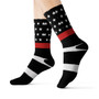 Fire Fighter Thin Red Line unisex adult socks