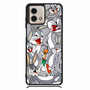 Bugs Bunny Collage Motorola Moto G Stylus Case