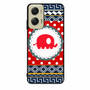 Cute Red Elephant Polkadots Aztec Motorola Moto G Stylus 5G 2024 Case
