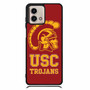 Usc Trojans logo on red Motorola Moto G Stylus Case Usc Trojans logo on red Motorola Moto G Stylus Case