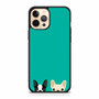 Watching Boston Terrier & French Bulldog iPhone 12 Pro Case
