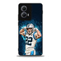 Carolina Panthers Christian McCaffrey 22 Motorola Moto Edge Case