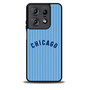 Chicago cubs jersey pattern Motorola Moto Edge 2025 Case