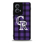 Colorado rockies purple Motorola Moto Edge Case