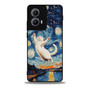 Cute Cat in The Starry Night Motorola Moto Edge Case
