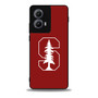 Standford cardinal plain Motorola Moto Edge Case