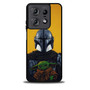 The Mandalorian Boba Fett and Baby Yoda Art Motorola Moto Edge 2025 Case