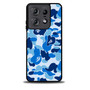 Bape Blue Camo Motorola Moto Edge 2025 Case