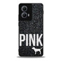 Black Glitter Victoria's Secret Motorola Moto Edge Case