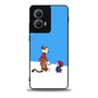 Calvin and Hobbes Wanna Make Snowman Motorola Moto Edge Case