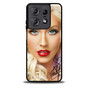 Christina Aguilera Red Lips Motorola Moto Edge 2025 Case