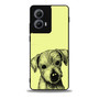cute puppy sketch Motorola Moto Edge Case
