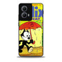 Felix the Cat in Umbrella Motorola Moto Edge Case