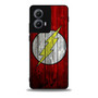 Flash Logo Wood Motorola Moto Edge Case