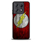 Flash Logo Wood Motorola Moto Edge 2025 Case