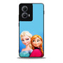 Frozen Princess Elsa & Anna Motorola Moto Edge Case