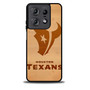 houston texans wood Motorola Moto Edge 2025 Case