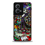 Nightmare before christmas stained glass Motorola Moto Edge Case