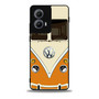 orange vw retro bus Motorola Moto Edge Case