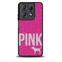 Pink Glitter Original Victoria's Secret Motorola Moto Edge 2025 Case