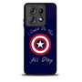 Steve Rogers Captain America Quote Motorola Moto Edge 2025 Case