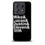 Stranger Things Mike Lucas Dustin Eleven Will Motorola Moto Edge 2025 Case