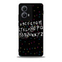 Stranger Things Code Motorola Moto Edge Case