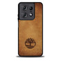 Timberland Brown Leather Motorola Moto Edge 2025 Case