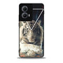 White Tiger Motorola Moto Edge Case