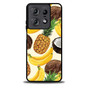 Pineapple Banana Coconut art Motorola Moto Edge 2025 Case