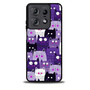 Purple Cat Collage Motorola Moto Edge 2025 Case