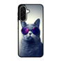 Hipster Cat With Galaxy Glasses Samsung Galaxy A26 5G Case