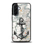 Nautica map and anchor Samsung Galaxy A36 5G Case