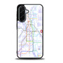 new york map Samsung Galaxy A36 5G Case
