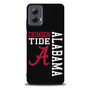 Alabama Cromson Tide in Black Motorola Moto G Power Case