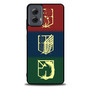 Attack on Titan logos Motorola Moto G Power Case