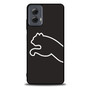 black puma half logo Motorola Moto G Power Case