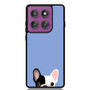 Cute French Bulldog Light Blue Motorola Moto G Power 2025 Case