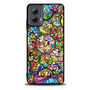disney characters stained glass Motorola Moto G Power Case