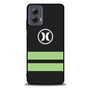 Hurley Soft Green Strip Motorola Moto G Power Case