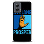 Live Long Prosper hand star trek Motorola Moto G Power Case