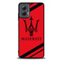 Maserati Car Red Strip Motorola Moto G Power Case