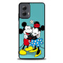 Minnie And Mickey Hugging Motorola Moto G Power Case