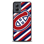 Montreal Canadiens Strips Motorola Moto G Power Case