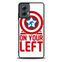 On your left captain america Motorola Moto G Power Case