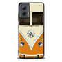 orange vw retro bus Motorola Moto G Power Case