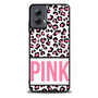 Pink Custom Leopard Motorola Moto G Power Case