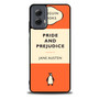 pride and prejudice penguin Book Motorola Moto G Power Case
