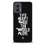 You Cant Save The World Alone Justice League Motorola Moto G Power Case