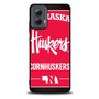 Nebraska Huskers Cornhuskers Motorola Moto G Power Case